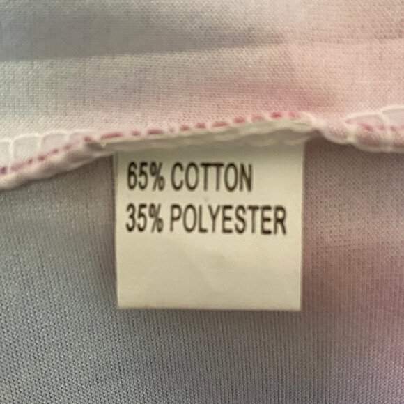 Tie-dye V-neck Short-sleeve Casual Tee Purple Mint - Picture 4 of 7